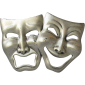 comedy tragedy mask transparent